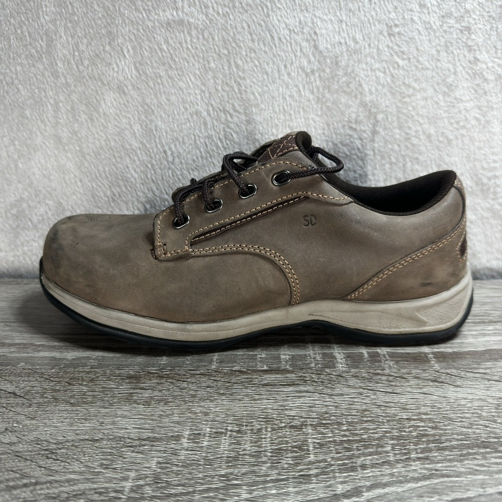 Red Wing Work Shoes‎ Women 8 Brown Leather Safety Toe SD Low Top Utility 2309